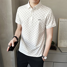 春季新款男士短袖T恤时尚百搭休闲上衣潮牌半袖Polo衫PL68621-P63，男装T恤，电商A237