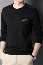圆领纯色卫衣男装春季宽松韩版2023新款休闲时尚长袖打底上衣男装，男装卫衣，电商B212（原钱塘6029）
