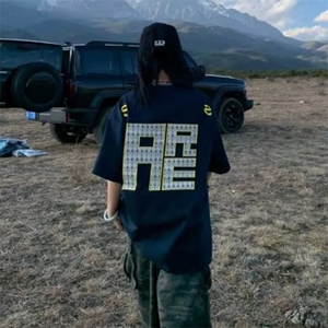 万针全刺绣工艺抖音得物高品质260克重磅纯棉双纱美式高街短袖T恤图片