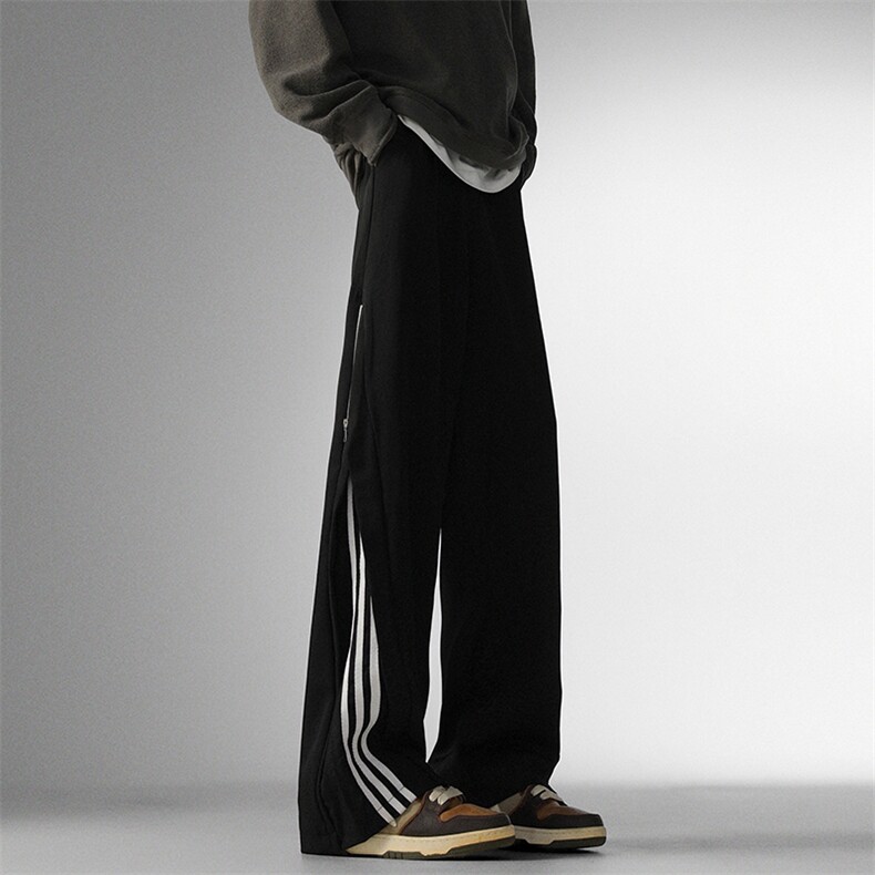 381-特P35美式拉链阔腿结构宽松西裤，男装西裤，星座1503