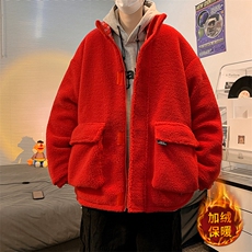 字母两面穿冬季中性棉衣加厚保暖男棉服Z21AW130-P145限178，男装棉衣，电商A089-1
