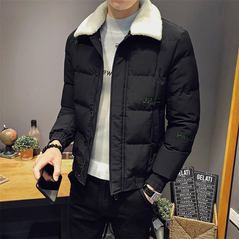 A313-M812冬季棉服男加厚棉袄店主风短款棉服男,男装棉衣,电商A313