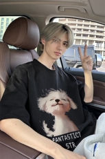 240g美式重磅短袖T恤FSDX290M-5XL特批25无差价控48，男装T恤，电商B219B