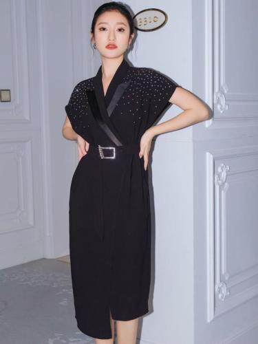 【92107】欧货气质满天星连衣裙，女装连衣裙，迪盛靓点