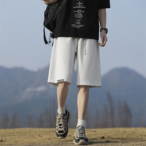 时尚垂感五分卫裤男宽松弹力华棉直筒短裤XD1716特批29