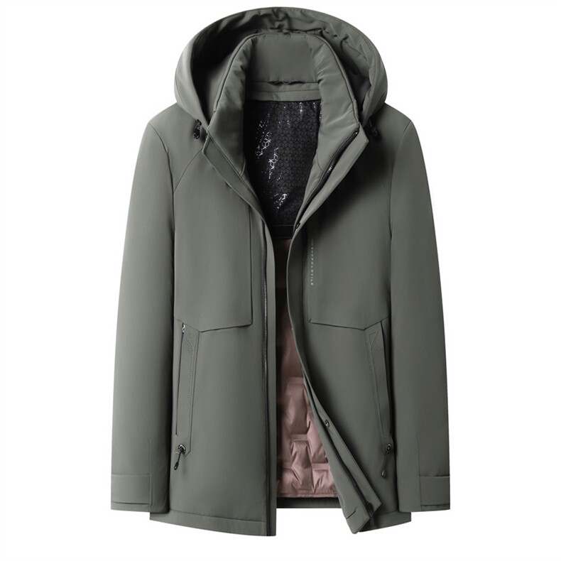 2025冬季新款男士脱帽内胆羽绒服50绒子白鸭绒加厚休闲羽绒外套,男装羽绒服,钱塘723