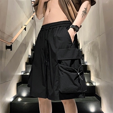 高品夏季工装短裤男纯色宽松大码运动五分裤DSA157B-D607-特P43，男装休闲裤，电商A157B