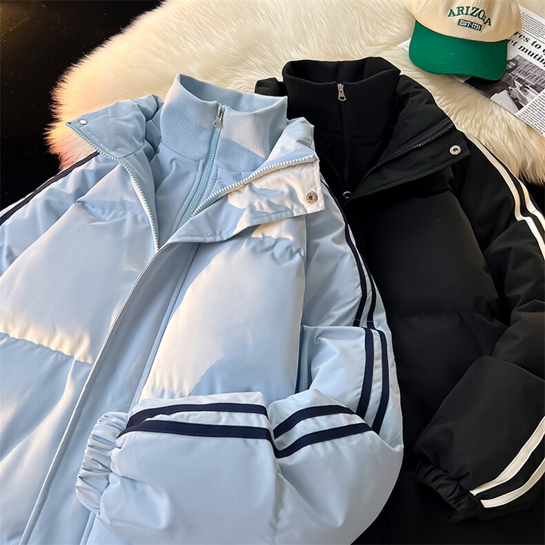 ！2025新款加厚棉服冬季假两件情侣立领棉衣CM98872-P88特,男装棉衣,星座815A