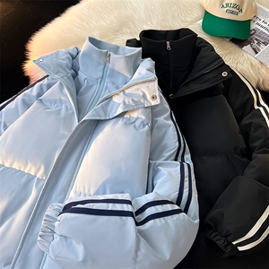 ！2025新款加厚棉服冬季假两件情侣立领棉衣 CM98872-P88特图片