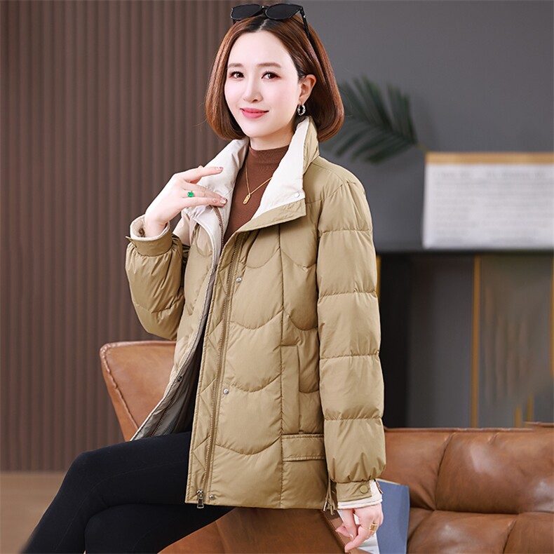 时尚新款撞色立领棉衣棉服修身显瘦保暖外套,女装棉衣/棉服,婷思杰（原婷想服饰）