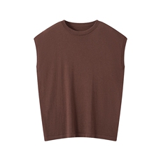 秋冬季30%羊绒70%羊毛精纺贴身宽松休闲简约马甲背心，女装背心吊带，英集羊绒