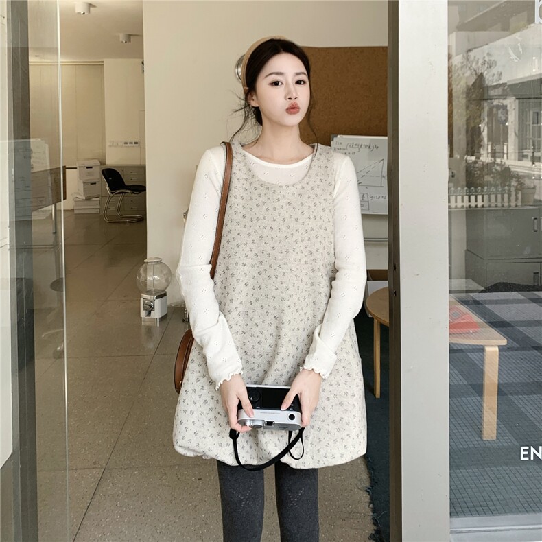 【新款】初春新款毛呢花苞裙2C327-6601-P125控208,女装连衣裙,2C327
