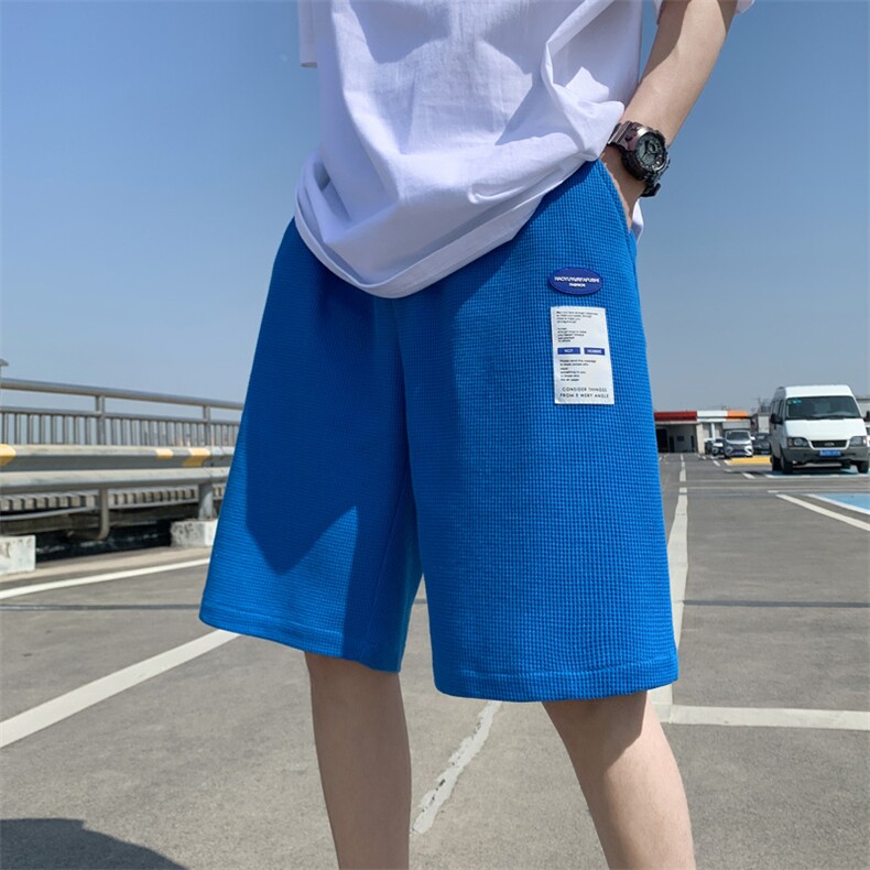 ！数据好！2023年新款男士华夫格短裤情侣五分裤DK666P25,男装休闲裤,电商B220