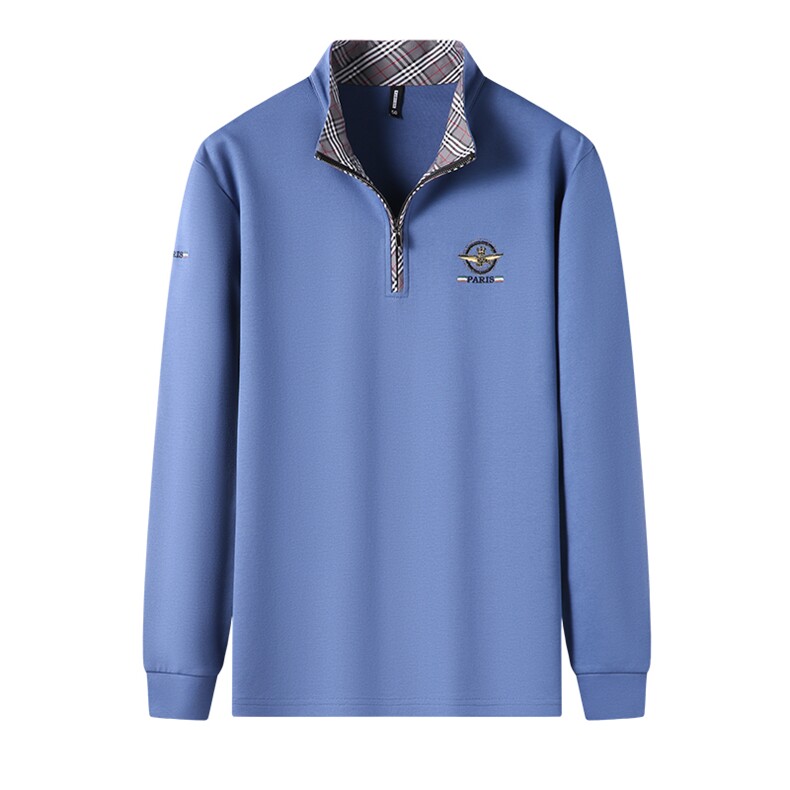 G99615男式秋季服装新款长袖T恤青年翻领卫衣四季打底体恤P65,男装卫衣,电商B360