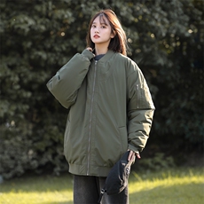 棒球服外套男女棉服美式潮牌复古高级感男装宽松飞行员M0822-P98，男装棉衣，星座308B-2