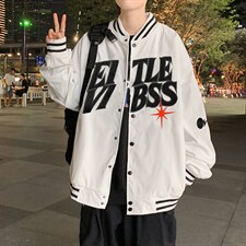 春秋季新款棒球服上衣休闲百搭潮流嘻哈潮牌工装夹克W1736-P52，男装夹克，星座512-4