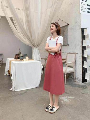 【现货】夏季新款韩版连衣裙，女装连衣裙，裳之恋语