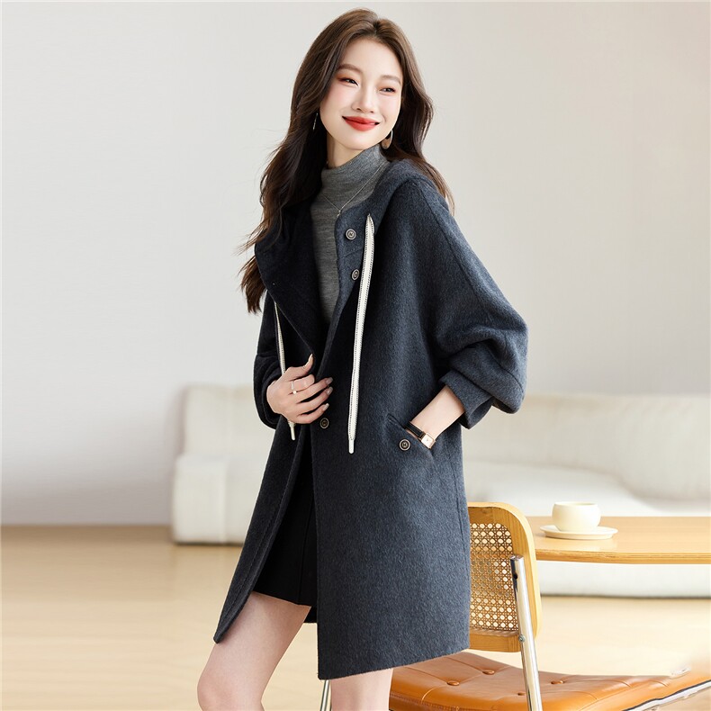 时尚双面羊绒呢大衣女3035-P215-控305,女装毛呢外套,英标秀