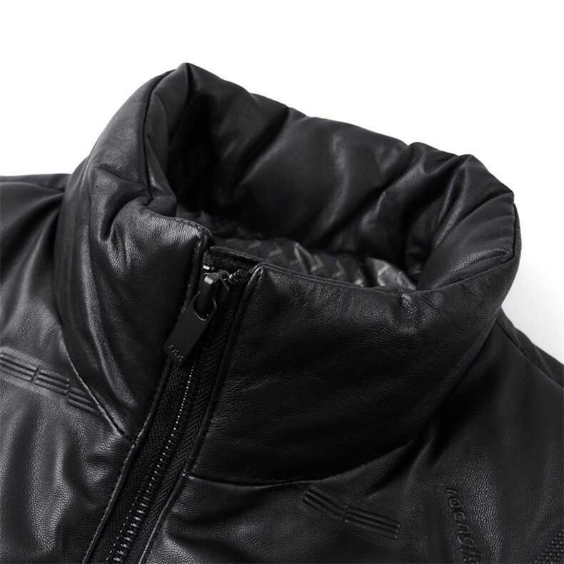 BG-W2812冬季男士海宁真皮羽绒服绵羊皮夹克羽绒内胆百搭外套,男装夹克,电商B360A（原721A）