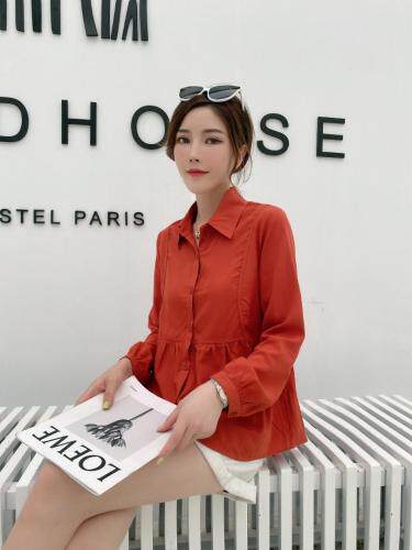 超逸世家4217意法2021新款秋季显瘦轻熟风小衫，其它，超逸世家