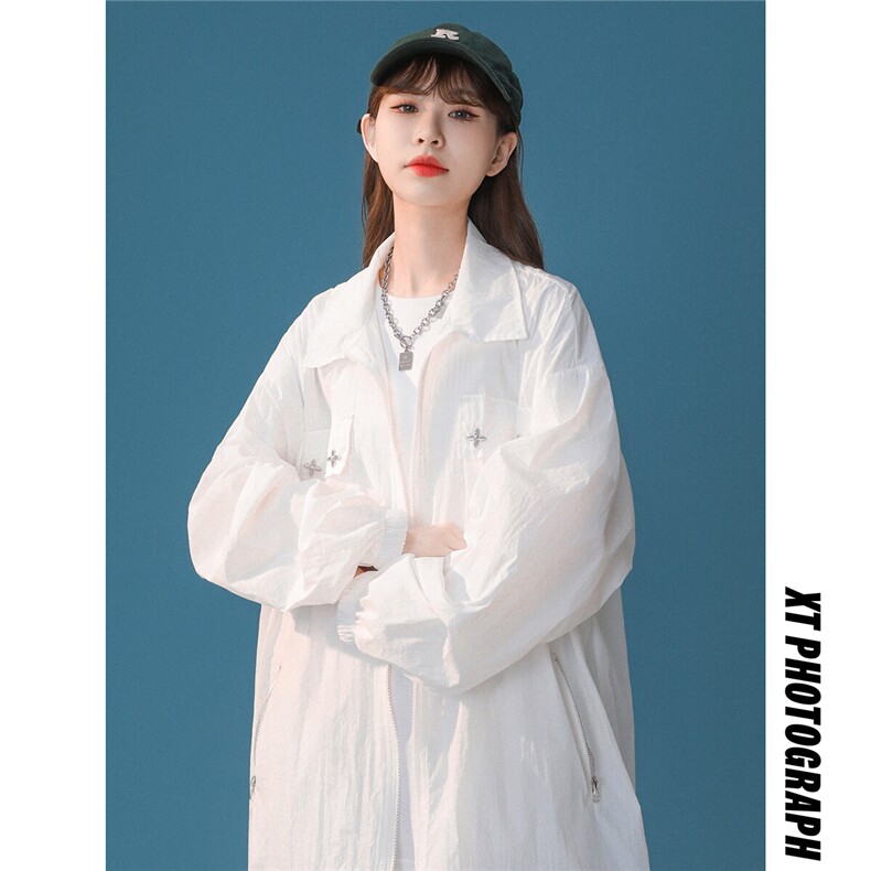 1中性无影墙风工装大口袋大码M-5XL户外潮牌防晒服FS77006P50控78，男装防晒衣，星座226-2