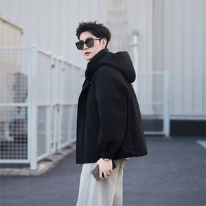 55805-L-3XL-P215标50绒社会小伙男士休闲工装连帽防寒羽绒服男图片