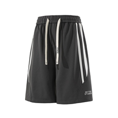 美式刺绣条纹拼接凉感撞色休闲冲锋短裤X416B-1-DK3106-特P28控58，男装牛仔裤，星座416B-1