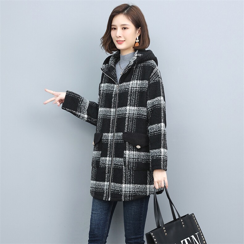 中长款自主图2022年冬季91%(含)-95%(不含)其他长袖,女装毛呢外套,独衣靓