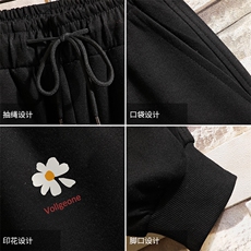 K12059-P40春季束脚直筒运动裤男大码宽松休闲卫裤哈伦裤，男装休闲裤，电商A040A