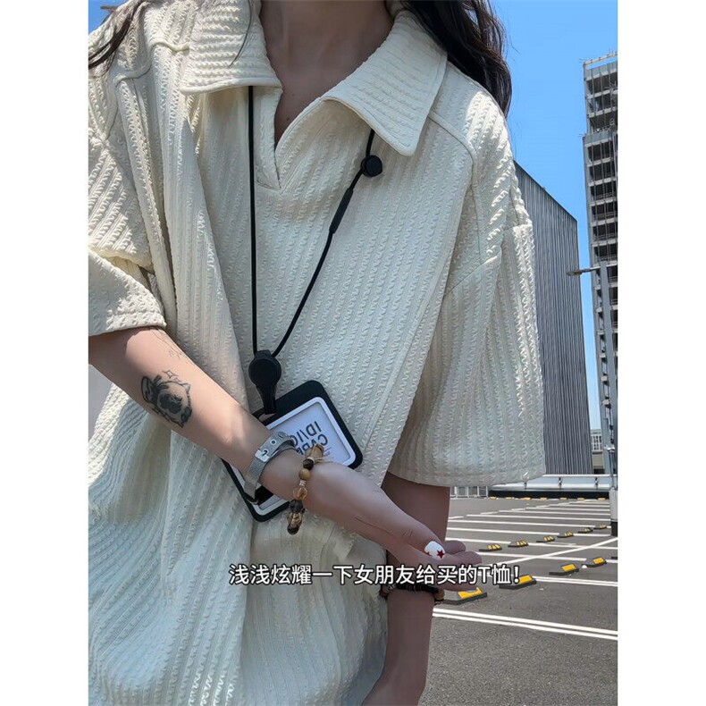 XZ809A/SSS06/P45/控58肌理感拼接POLO衫T恤,男装T恤,星座809A(原222-1)