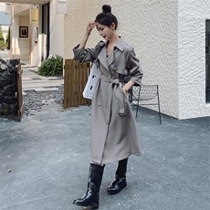 新款韩系风衣082-5066-P160K228888，女装风衣，浙宝192（原082）