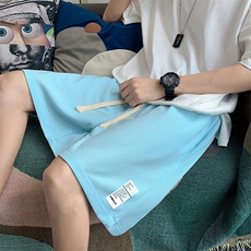 HD74045-P22华夫格短裤男大码宽松五分裤男直筒中裤，男装休闲裤，电商A040