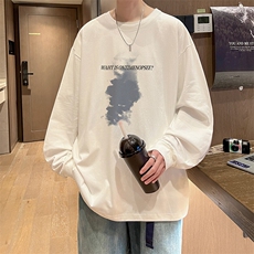 抖音得物供货量大从优可提供视频美式长袖T恤CT613特P25，男装T恤，电商A486
