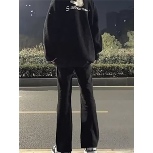 美式潮流街头设计感牛仔裤男女宽松百搭休闲裤潮WLA999-特pP21图片