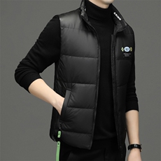 CSMJ79001钱塘2020-2中年男士时尚休闲简约冬季厚款羽绒马甲P117，男装背心/马甲，钱塘207-2