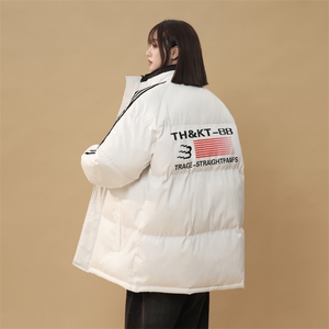 运动棉衣男女中性风棉服小牛津覆膜面料冲锋棉袄面包服-1607A-P80图片