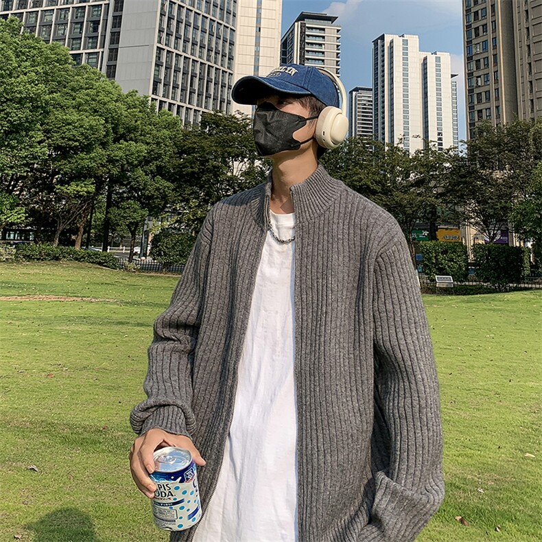 针织衫开衫男女韩版潮流宽松百搭保暖2024冬季ins毛衣MZ574-P52,男装针织衫/毛衣,星座412-2