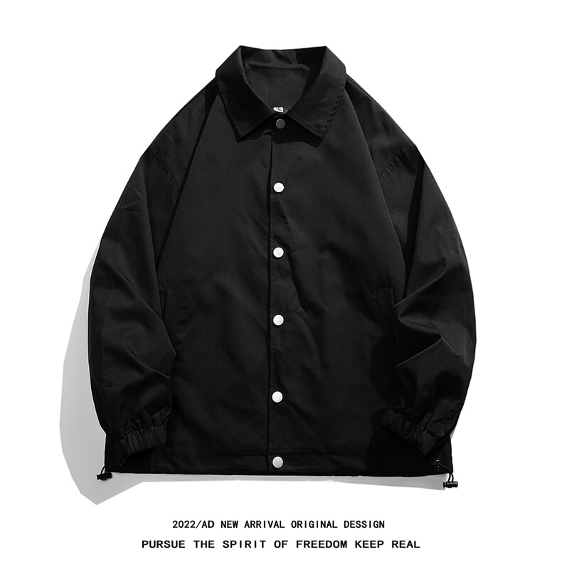 光板得物\唯品二开秋装教练服翻领夹克外套JK300TP45,男装夹克,电商A247B