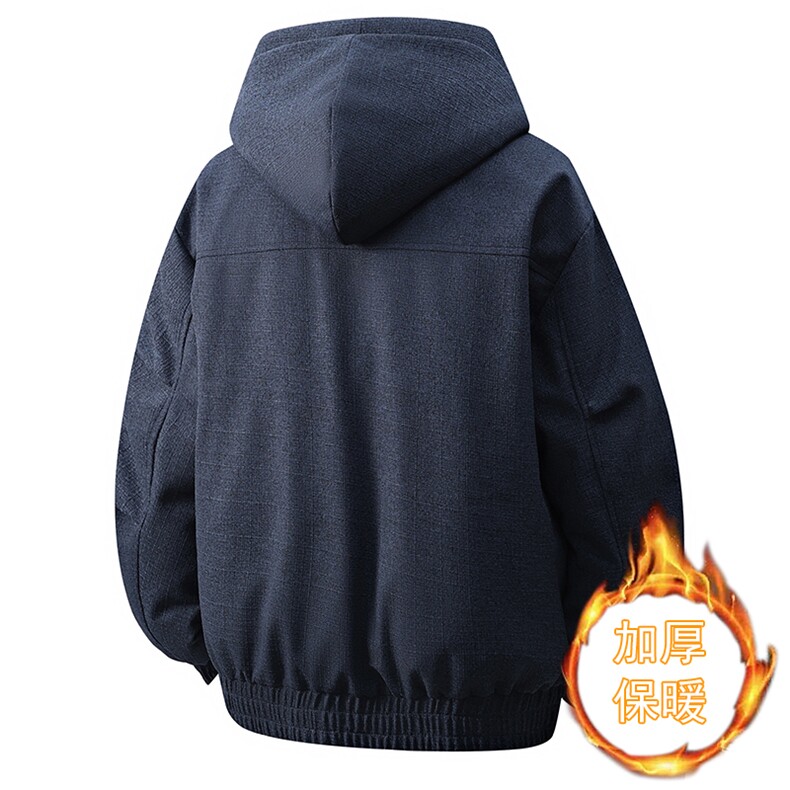 网红座山雕加绒加厚棉衣外套新款情侣连帽夹克A436-2561-P105,男装夹克,电商A436