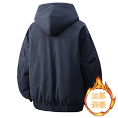 网红座山雕加绒加厚棉衣外套新款情侣连帽夹克A436-2561-P105，男装夹克，电商A436