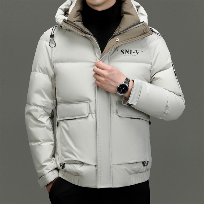 DF22334钱塘2020-2新款冬季时尚休闲有帽简约中年男士羽绒服P290,男装羽绒服,钱塘207-2