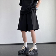 抖音品质夏季舒适透气中缝宽松西裤五分裤B315-K24099-P35控48，男装牛仔裤，电商B315