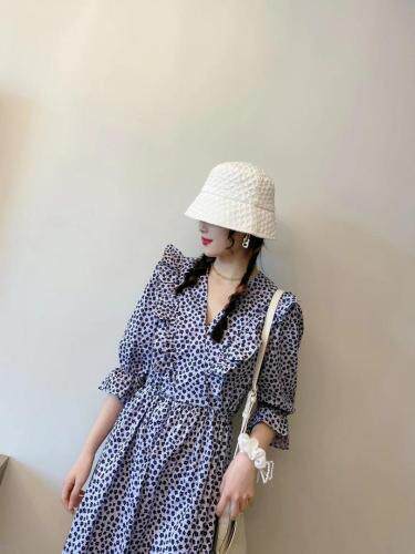 夏季新款，荷叶边连衣裙，女装连衣裙，VICU 唯可