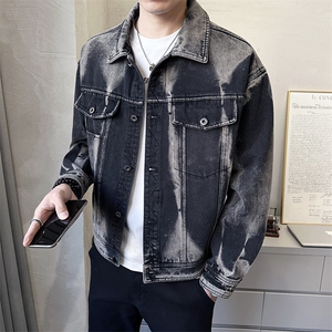 C317-59801-P155  牛仔外套男2025春季新款重工艺时尚休闲夹克图片