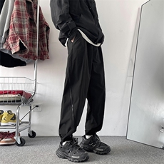 春季工装冲锋裤运动卫裤男士休闲裤宽松户外长裤子，男装休闲裤，星座410-7