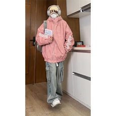 网图有货三条杠拼接皮衣外套男羊羔绒保暖棉衣女A133-P120，男装夹克，星座1505