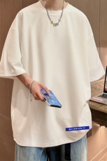 华夫格t恤男短袖男大码五分袖酒店风HT73202-P22，男装T恤，电商A040
