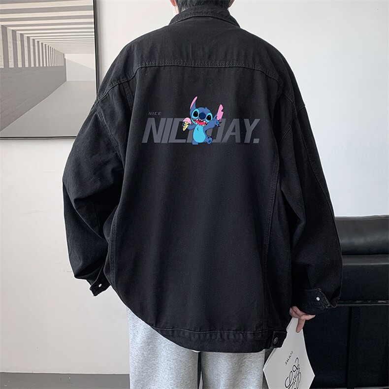 牛仔夹克男大码牛仔外套男茄克NJ77173-P60,男装夹克,电商A040