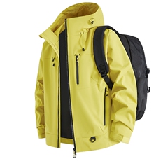 冲锋衣2025新款春秋季户外防风防水登山服外套女A436-25015-P52，男装夹克，电商A436