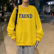 S6295-P28秋季圆领卫衣男大码韩版宽松长袖外套，男装卫衣，电商A040